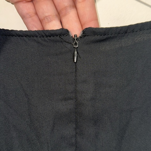 Women’s Chinese Brand Black Lace Tank Top Size Medium - Picture 4 of 10